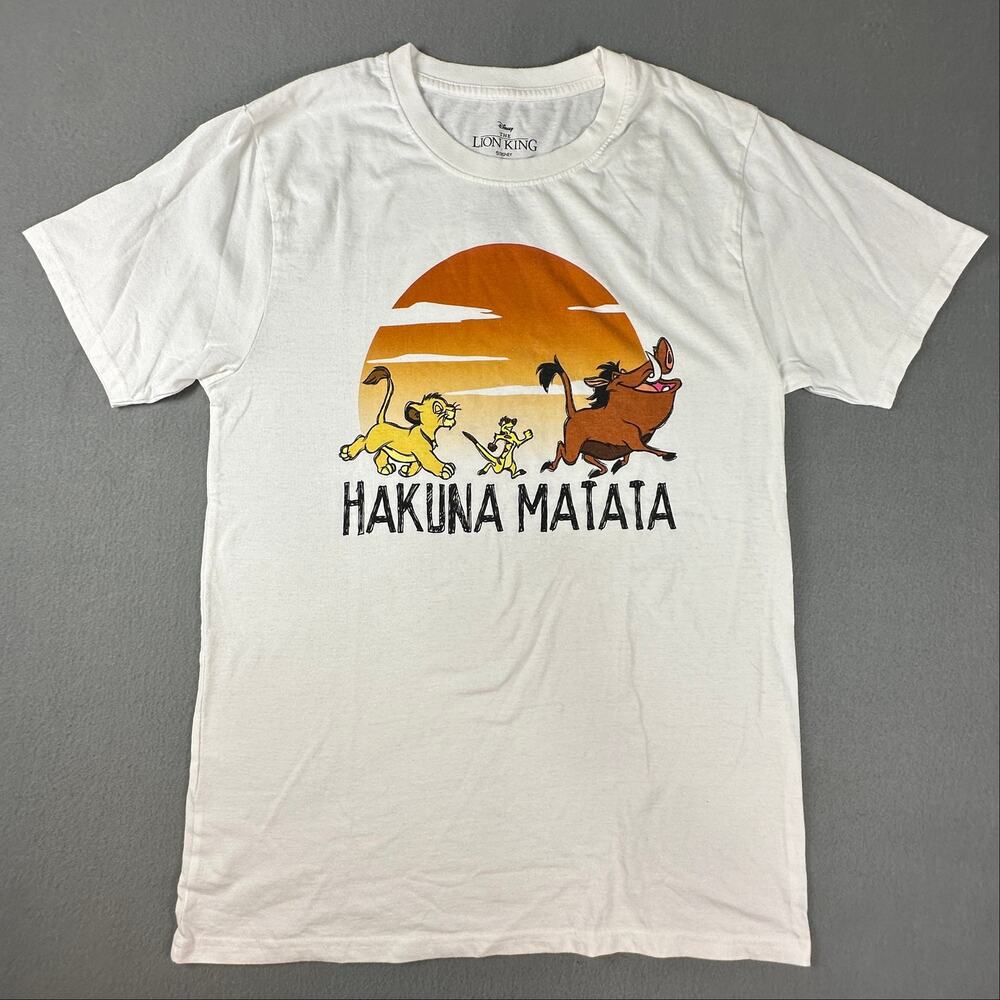 Disney Lion King Hakuna Matata T Shirt Large Simba Timon Pumbaa